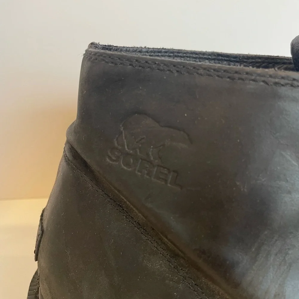 Sorel Madson Chukka Waterproof Boots Black Mens Size 14 Some‎ Wear Please Read